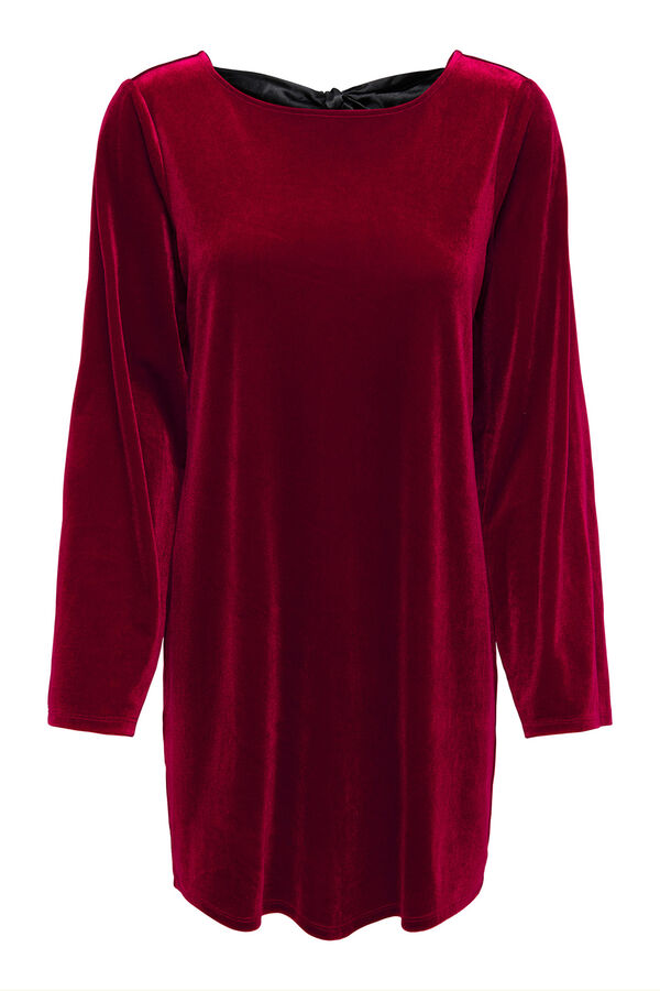 JDY Short dress velvet dress pink