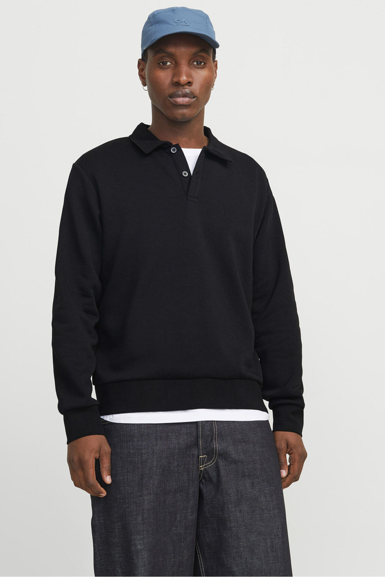 Jack & Jones Sudadera tipo polo