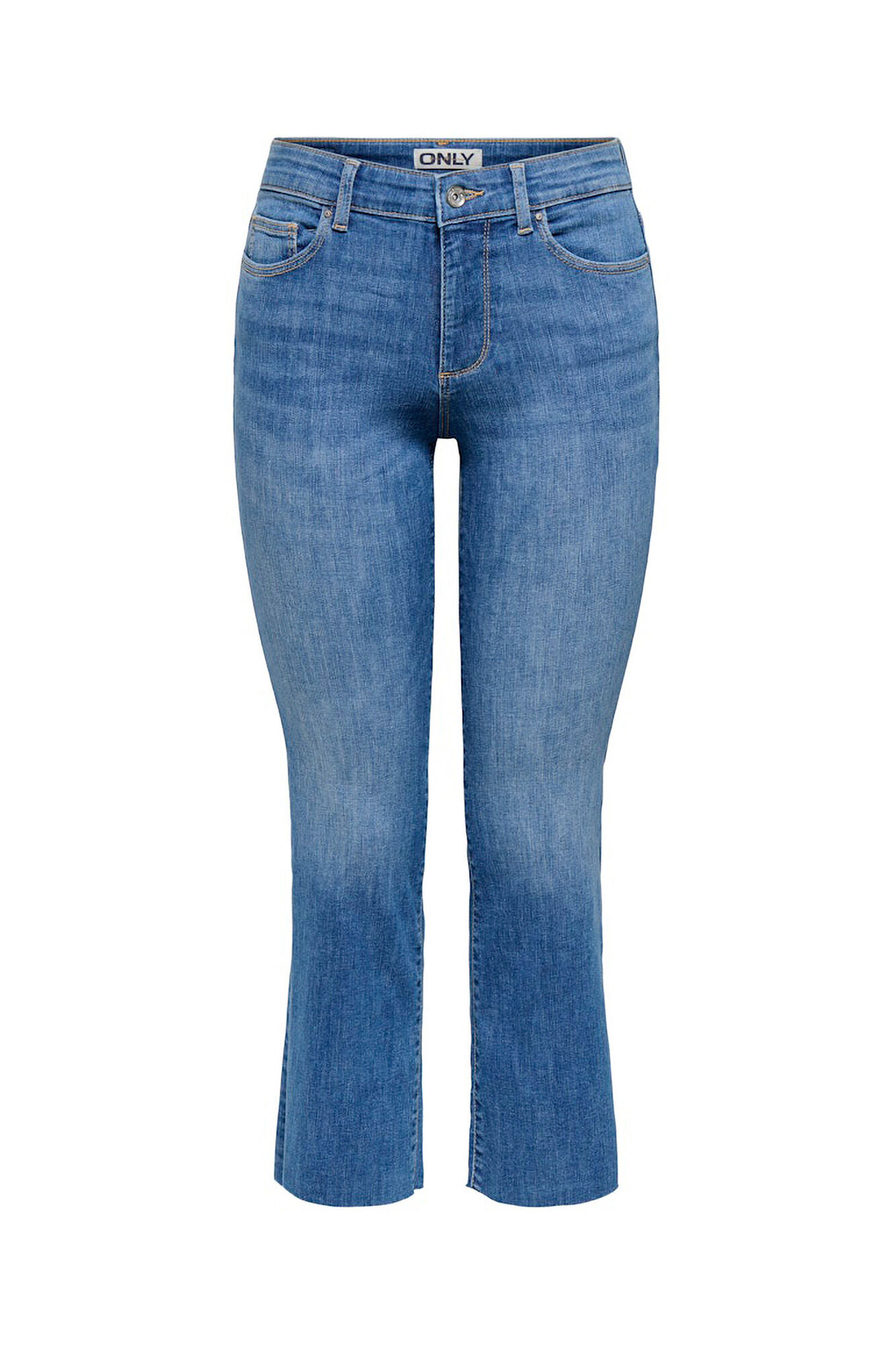 Only Kurze ausgestellte Jeans