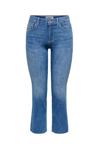 Only Kurze ausgestellte Jeans