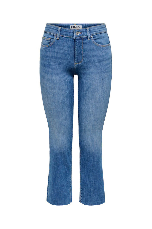 Only Jeans flared crop azul