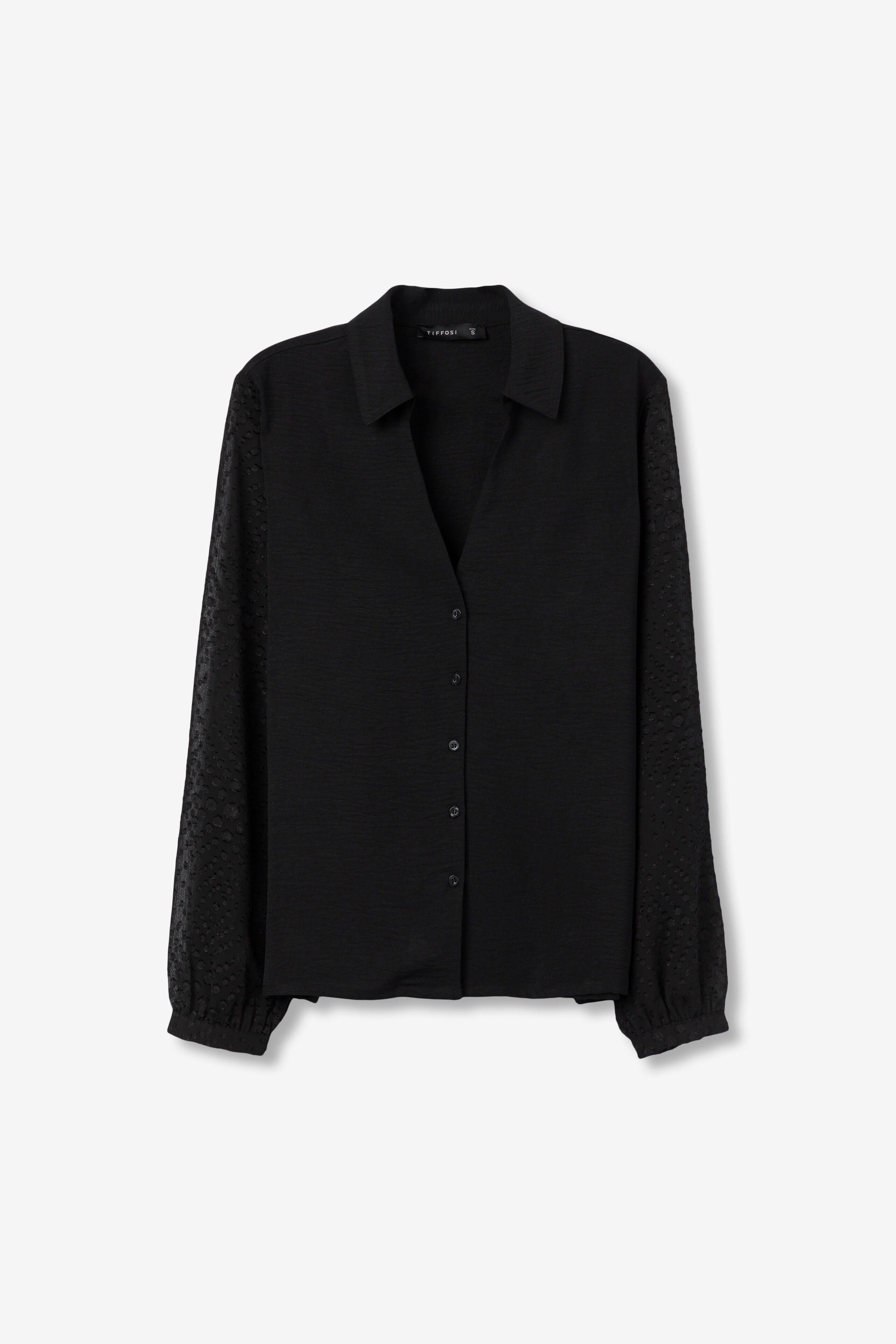 Tiffosi Camisa mangas transparencias