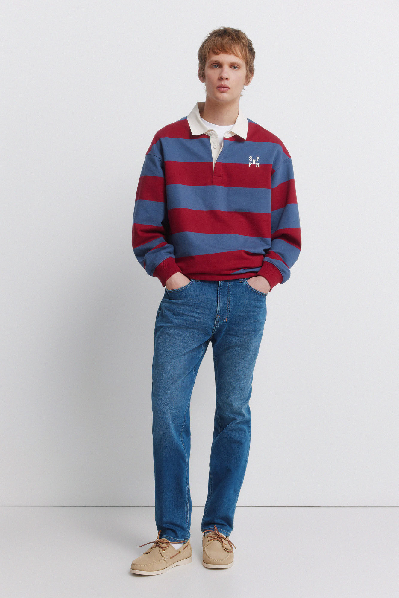 Springfield Medium wash slim fit jeans