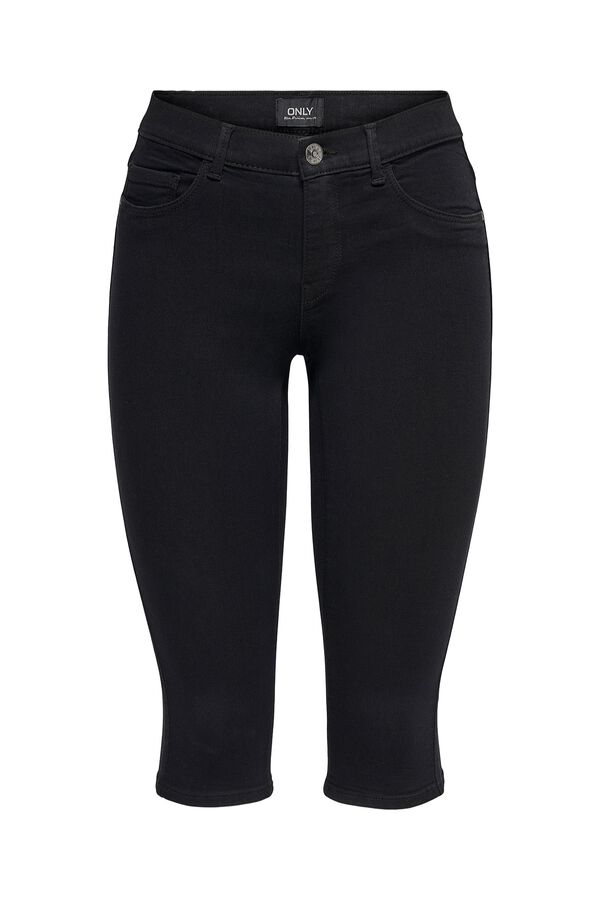 Only Capri-Jeans Schwarz