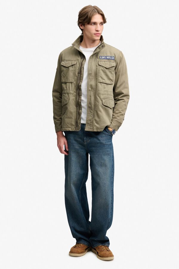 Superdry Casaco militar bege