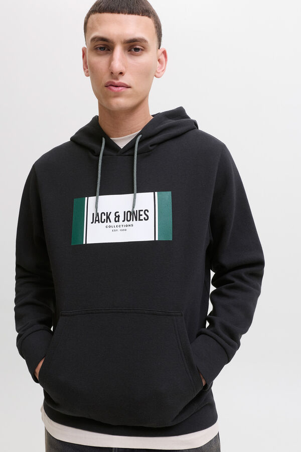 Jack & Jones Sudadera regular fit negro
