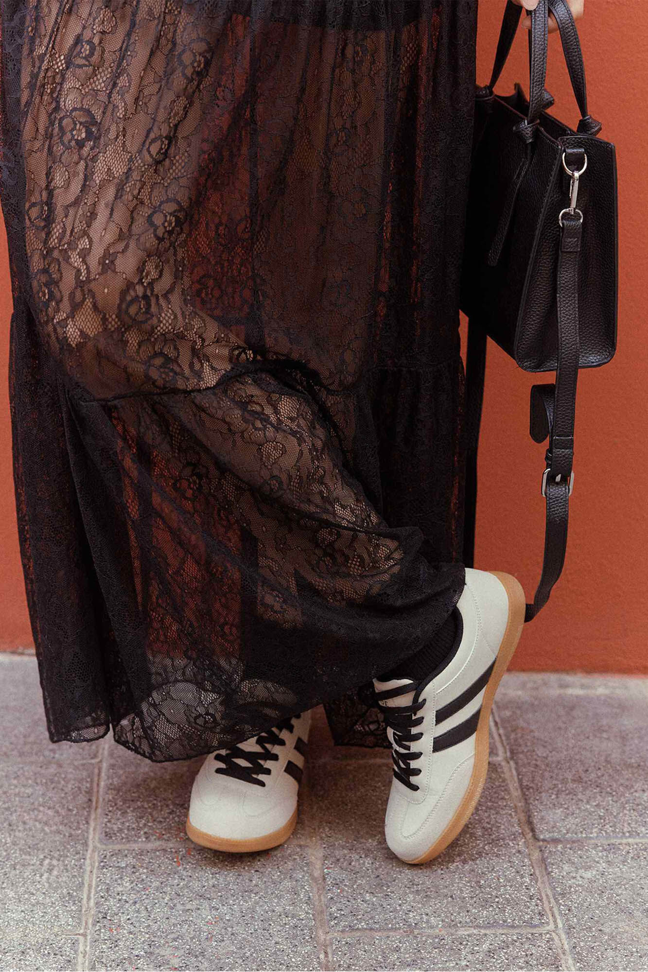 Inside Zapatilla Retro Combinada