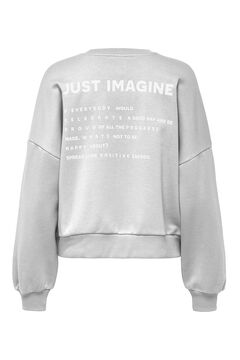 Springfield Front phrase sweatshirt grey