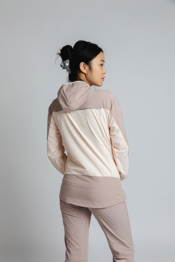 Izas Lightweight hooded jacket pink