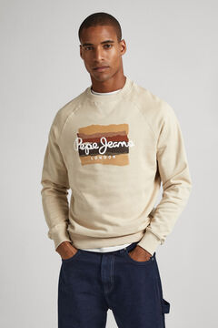 Springfield Logo print sweatshirt  brown