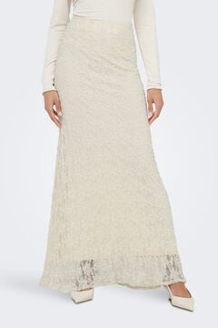 Only Falda larga de encaje