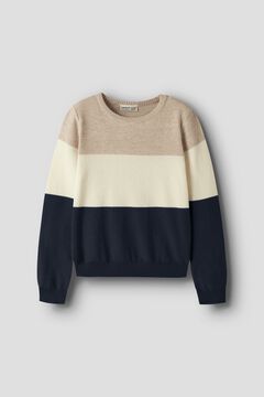Name It Camisola de malha gola redonda