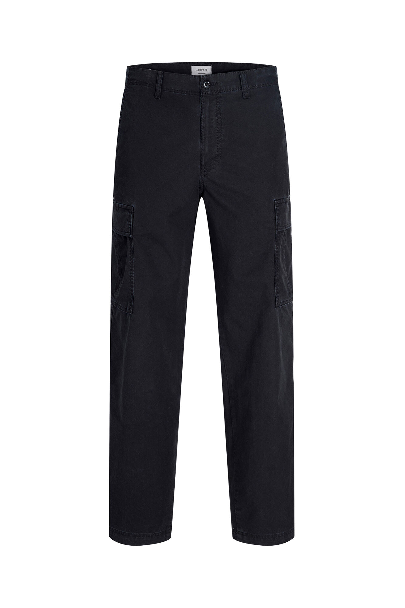 JJ REBEL Cargo-Hose aus Baumwolle mit mittlerer Leibh&ouml;he