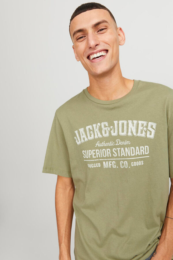 Springfield Camiseta fit estándar verde
