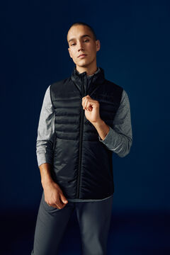 Springfield Combined thermal quilted gilet black