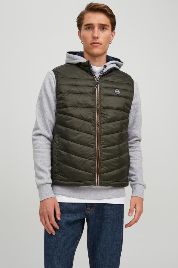 Springfield Quilted gilet green
