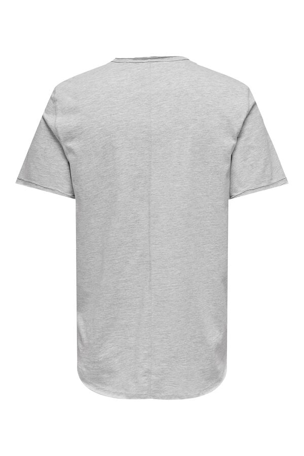 Springfield Camiseta manga corta gris claro