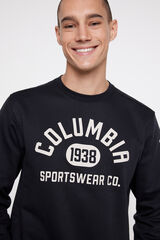 Springfield Men's Columbia Trek™ round neck sweatshirt for men crna