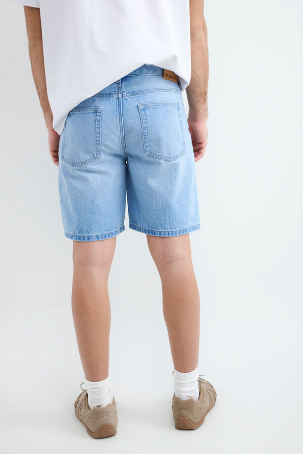 Balmohk Denim regular fit Bermuda shorts blue
