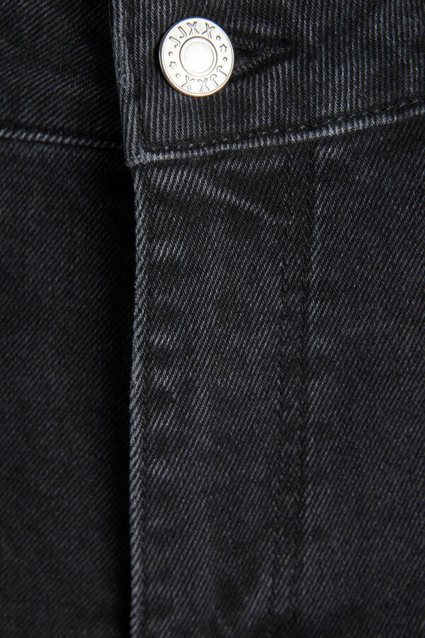 Springfield Black kick flare jeans crna