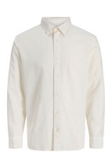Jack & Jones Camisa manga larga con lino fino blanco