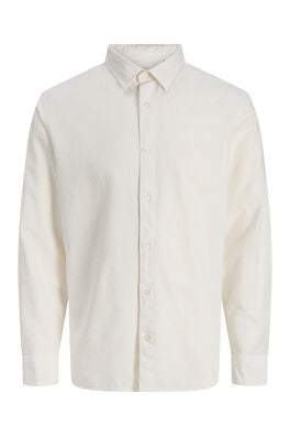 Camisa manga larga con lino fino