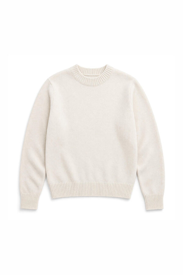 Springfield Basic knit jumper white