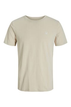 Jack & Jones Camiseta slim fit algod&oacute;n gris