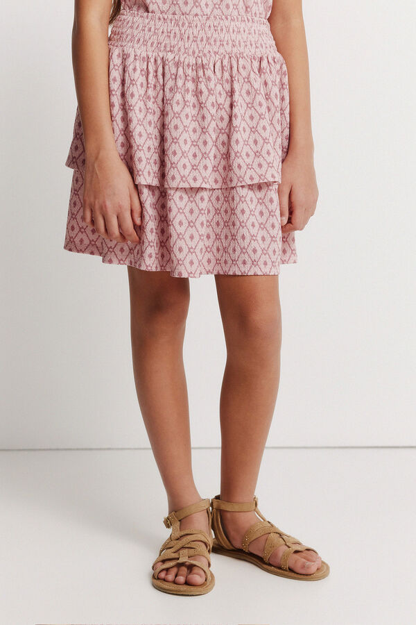 Springfield Kids Falda IKAT ni&ntilde;a morado/lila