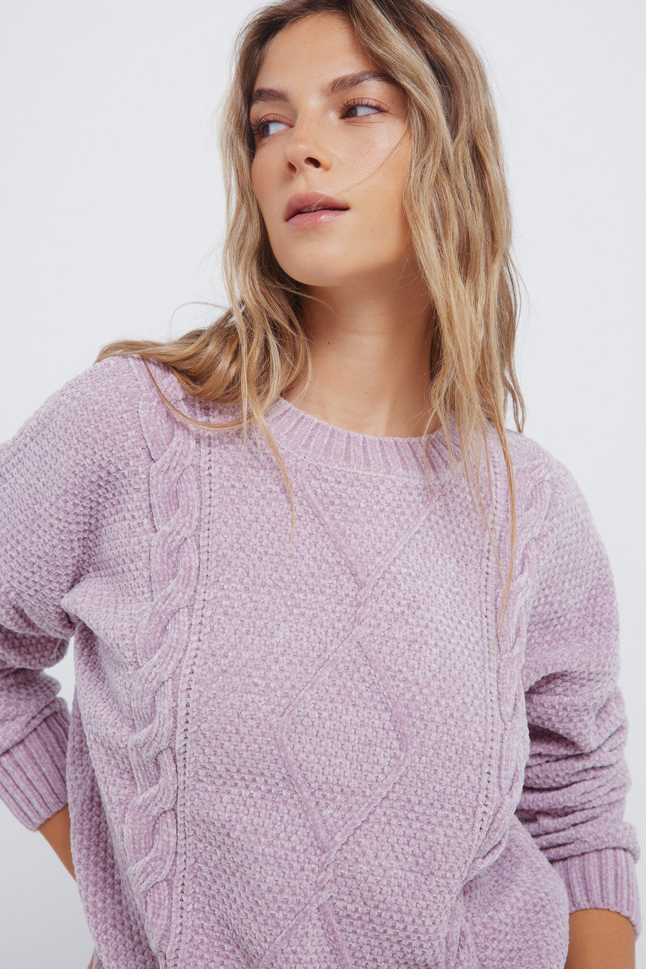 Springfield Chenille cable knit jumper
