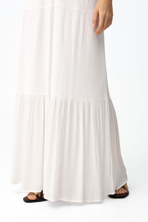 Tiffosi Regular long skirt white