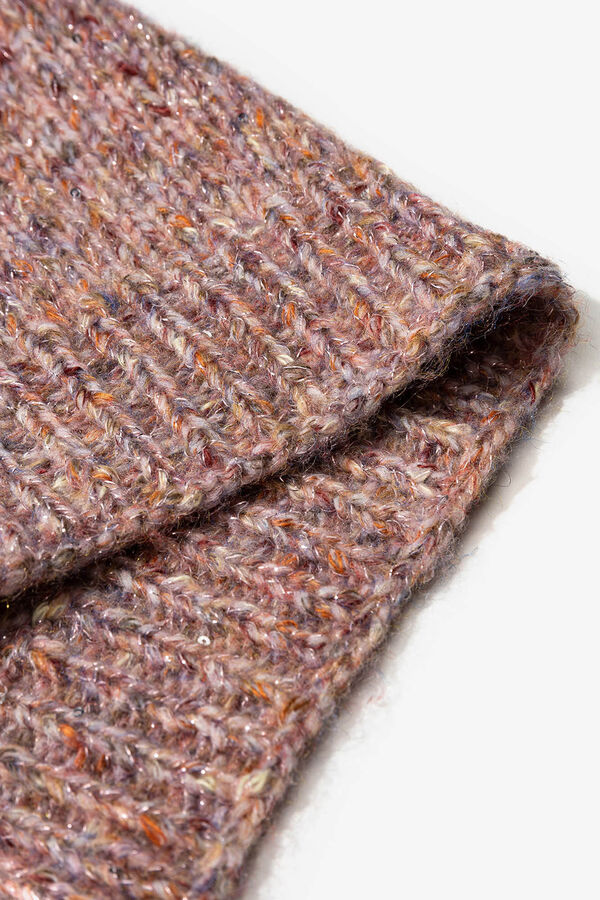 Tiffosi Set Bufanda y Gorro con Pomp&oacute;n rojo