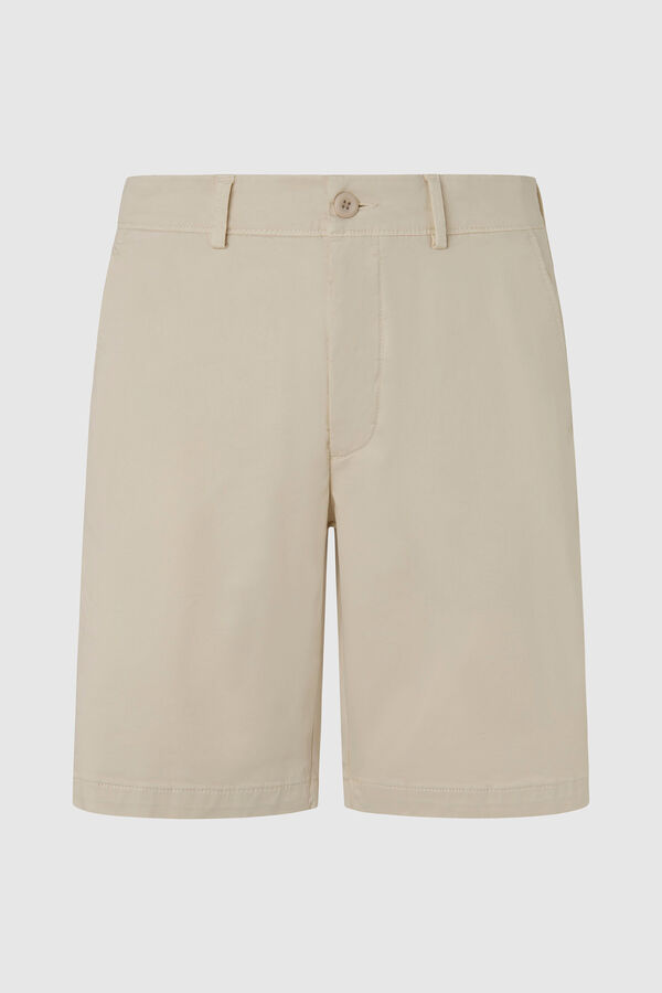 Springfield Regular Fit Chinos Style Bermuda Shorts brown