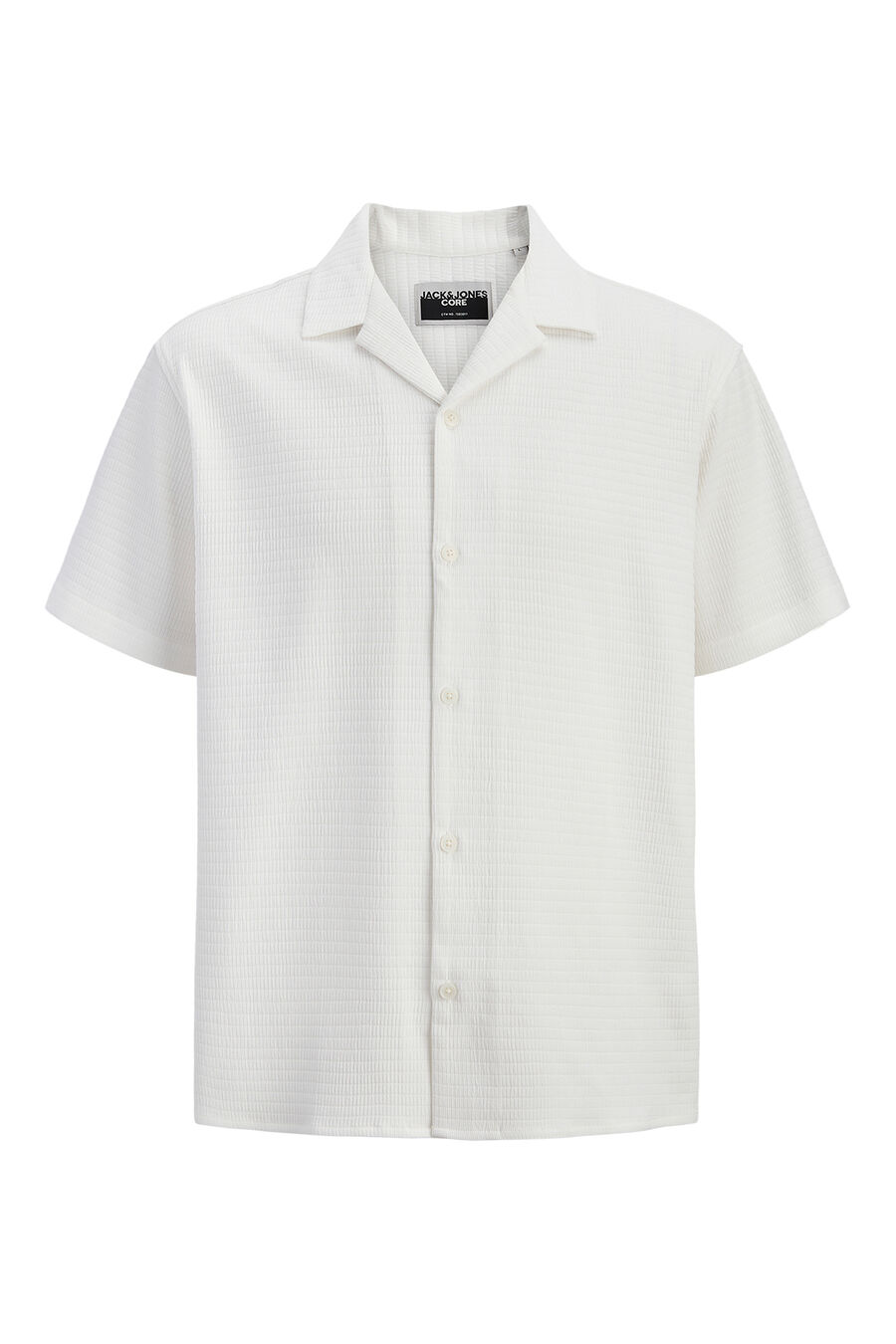 Camisa resort manga corta tejido plano