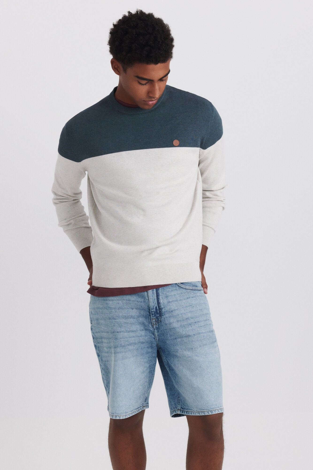 Springfield Colour block basic jumper