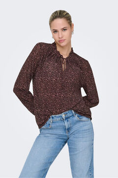 Only Blusa estampada manga larga