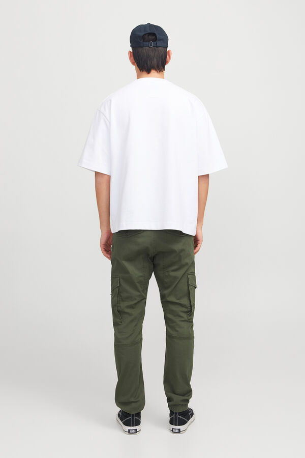 Jack & Jones Cal&ccedil;as cargo slim fit verde