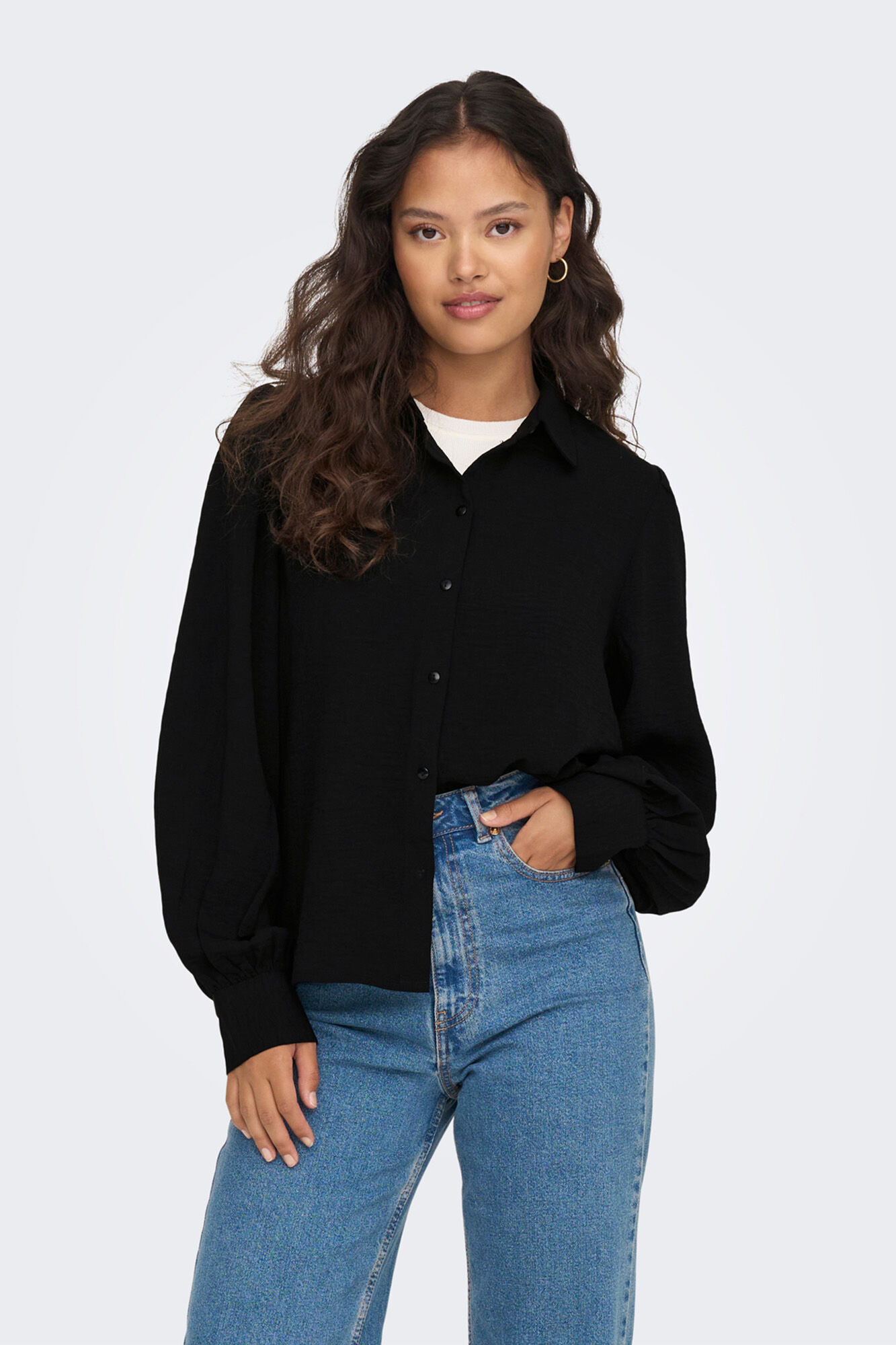 JDY Camisa manga larga fluida