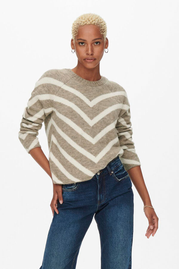 Only Strickpullover  Gr&uuml;n