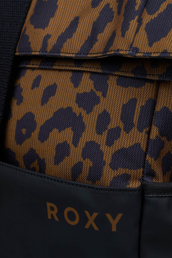 Roxy Mochila mediana con cremallera negro