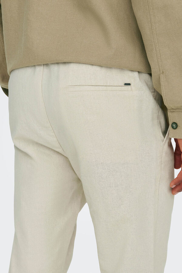 Only & Sons Men's slim fit stockings waist joggers grey