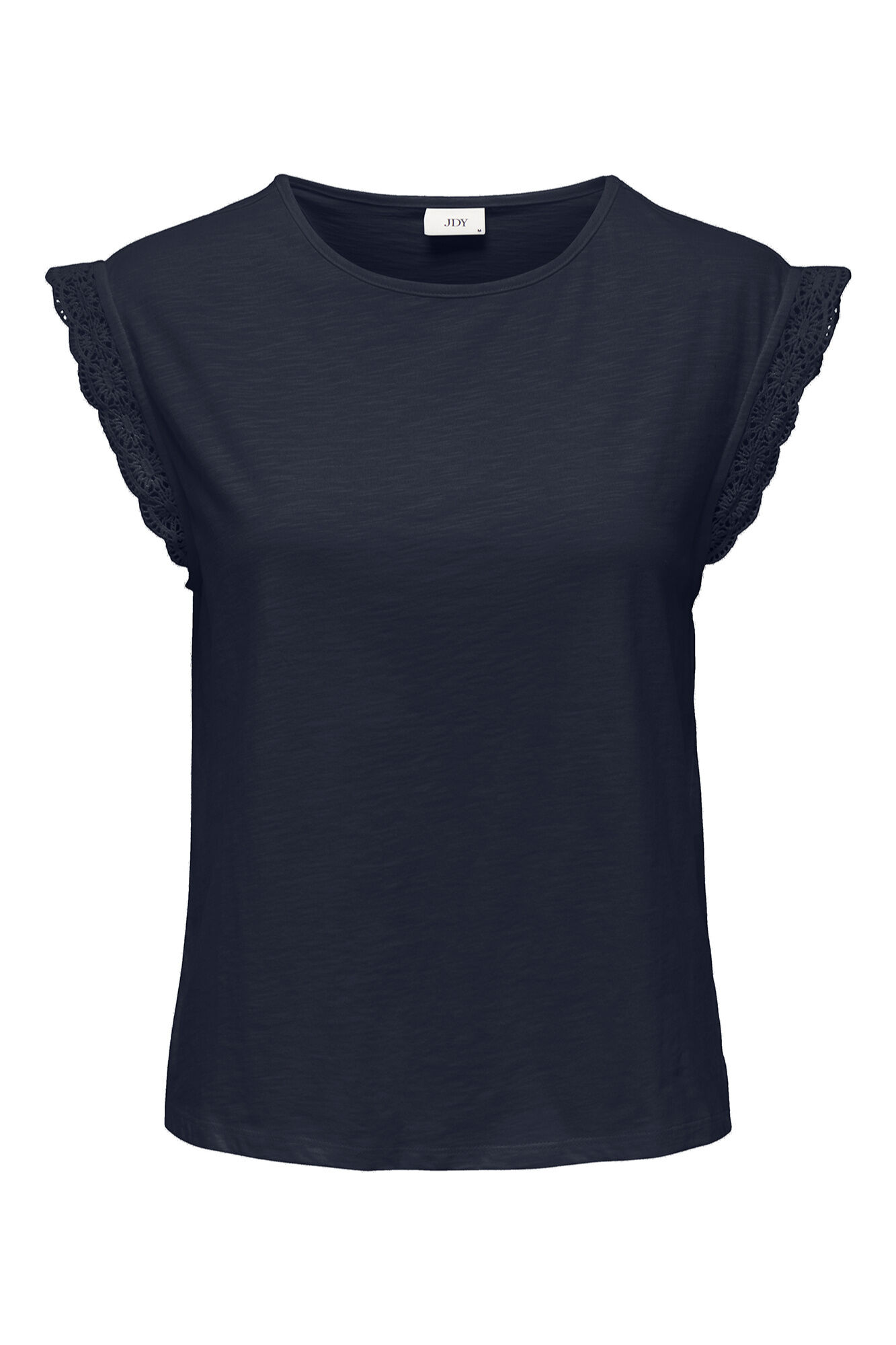 JDY T-shirt sem mangas de renda
