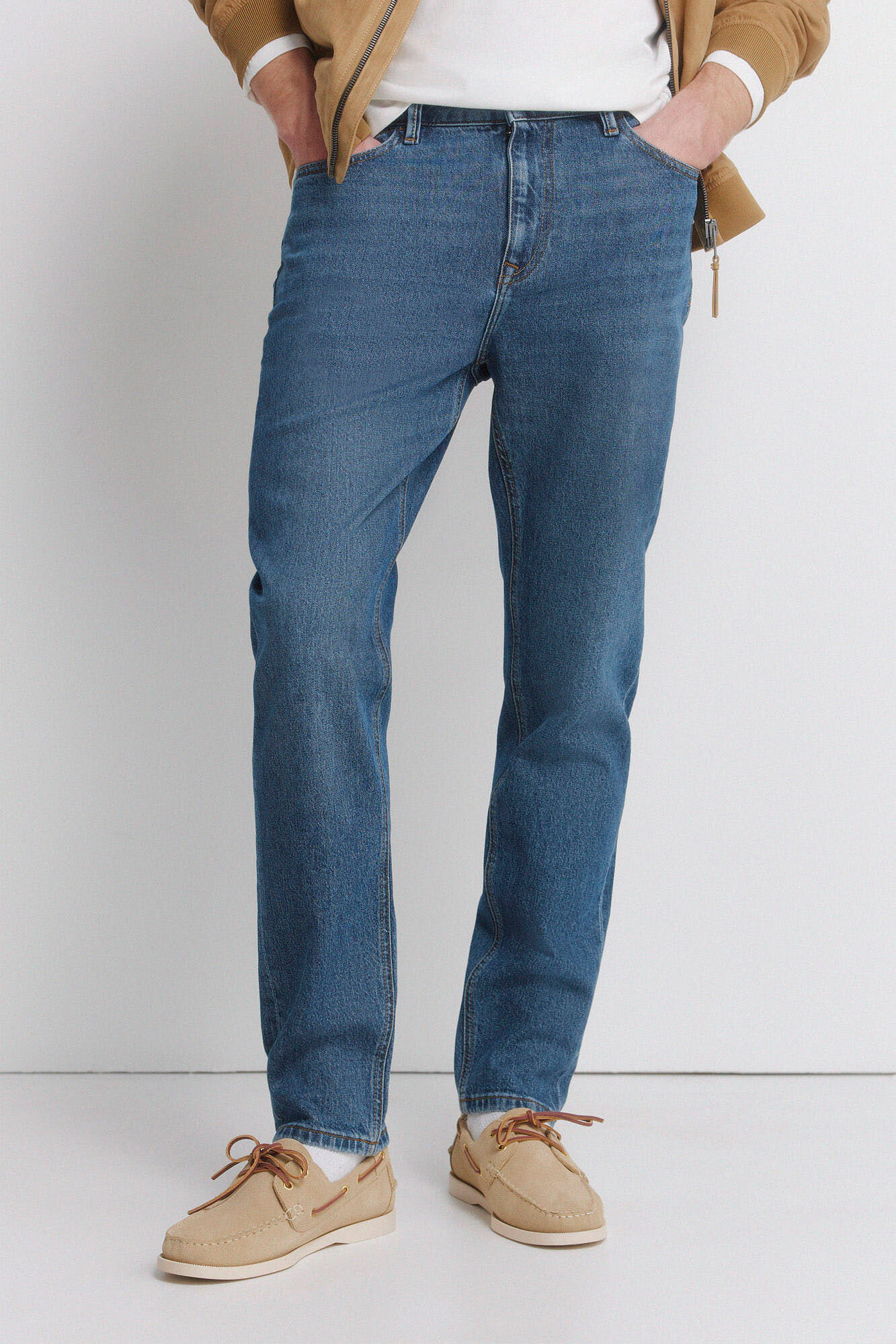 Springfield Medium dark wash slim fit jeans