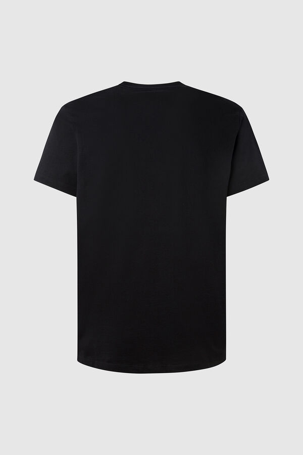 Springfield Camiseta de manga corta negro