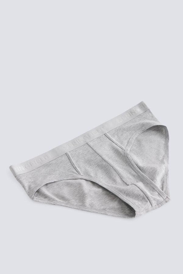 Springfield Pack 2 plain briefs grey