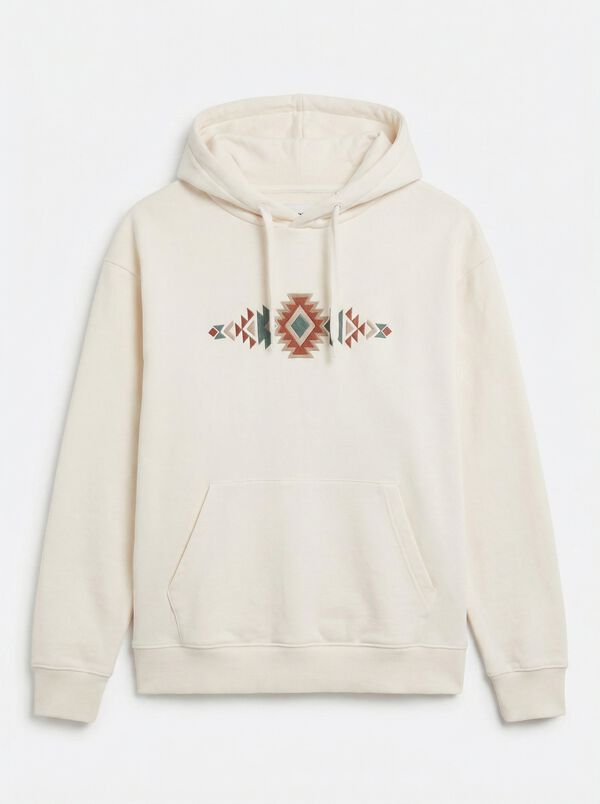 Springfield Ethnic sweatshirt white