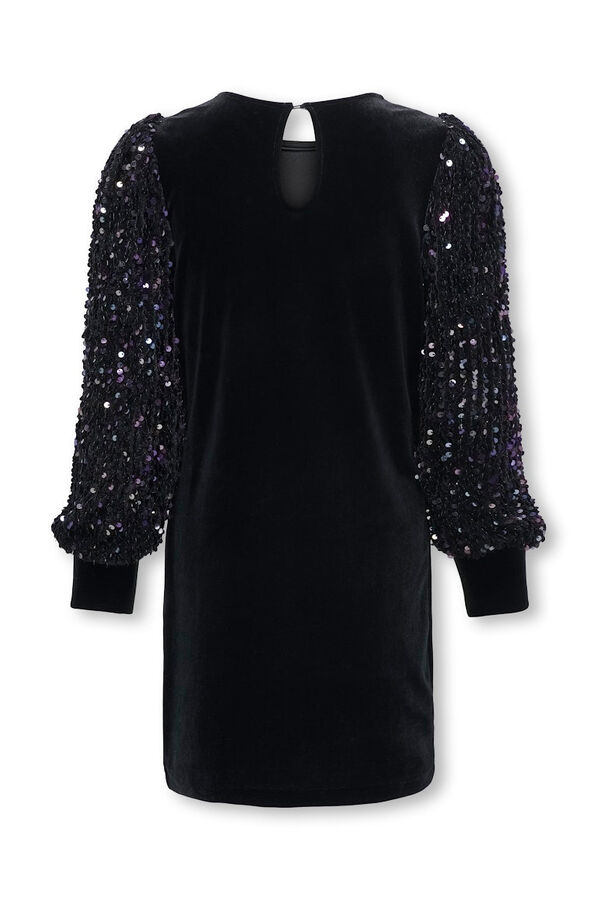 Only Girls Short dress sequins noir