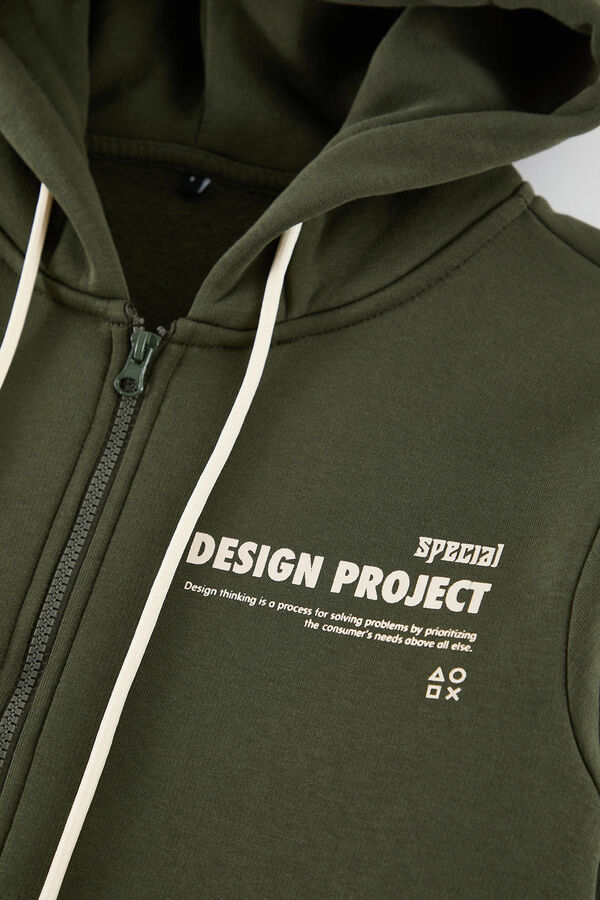 Trendyol Sudadera con capucha kaki