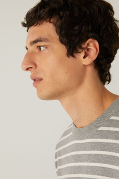 Springfield Pull rayures gris