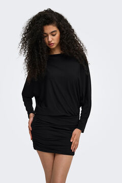 Only Vestido corto fruncido